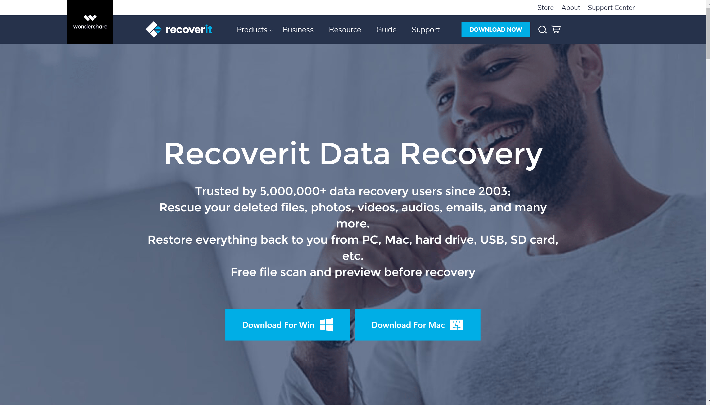 wondershare data recovery mac free