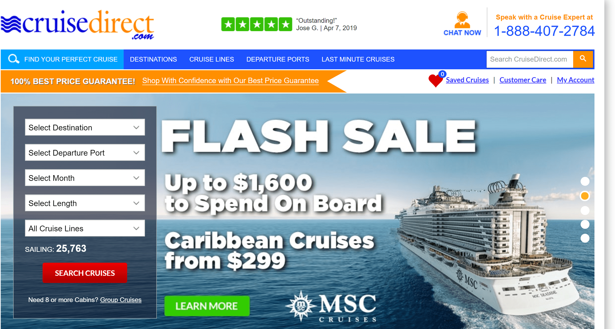 Cruise Direct Review with Coupon Codes 2022 Up To 50 OFF