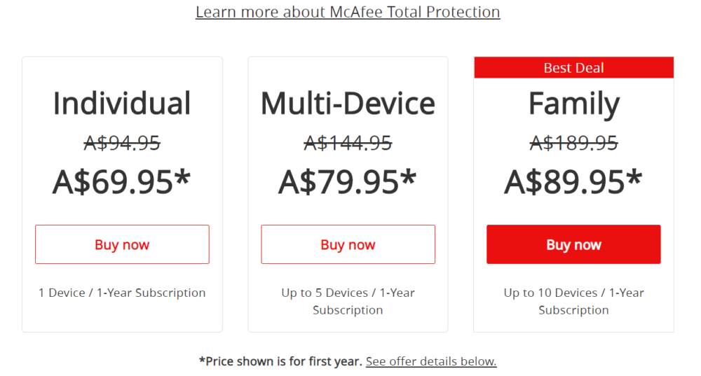mcafee internet security for mac promo code