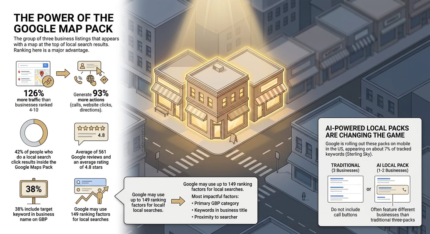Google Map Pack Stats 