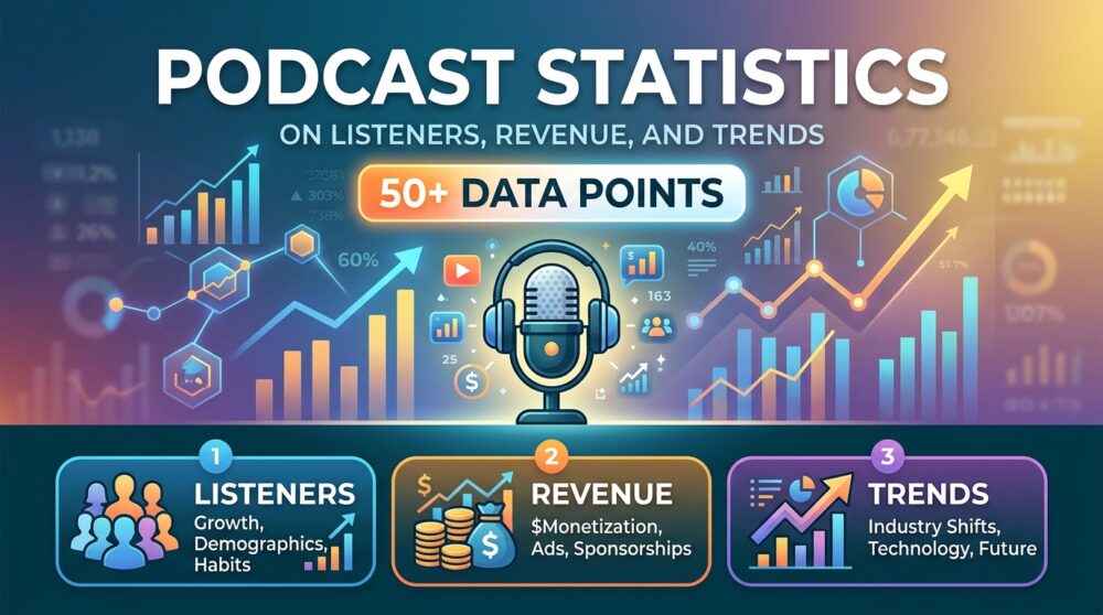 Podcast Statistics 2026: 50+ Data Points on Listeners, Revenue, and Trends