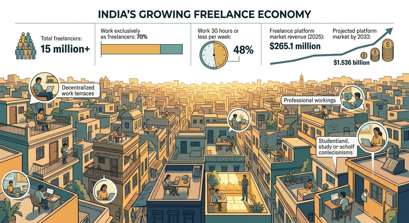 India Freelancer Population Stats