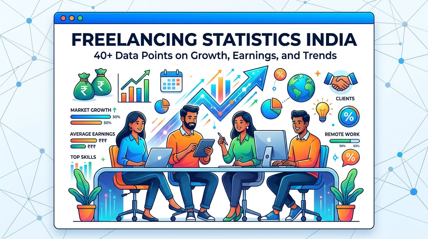Freelancing Statistics India: 40+ Data Points on Growth, Earnings, and Trends