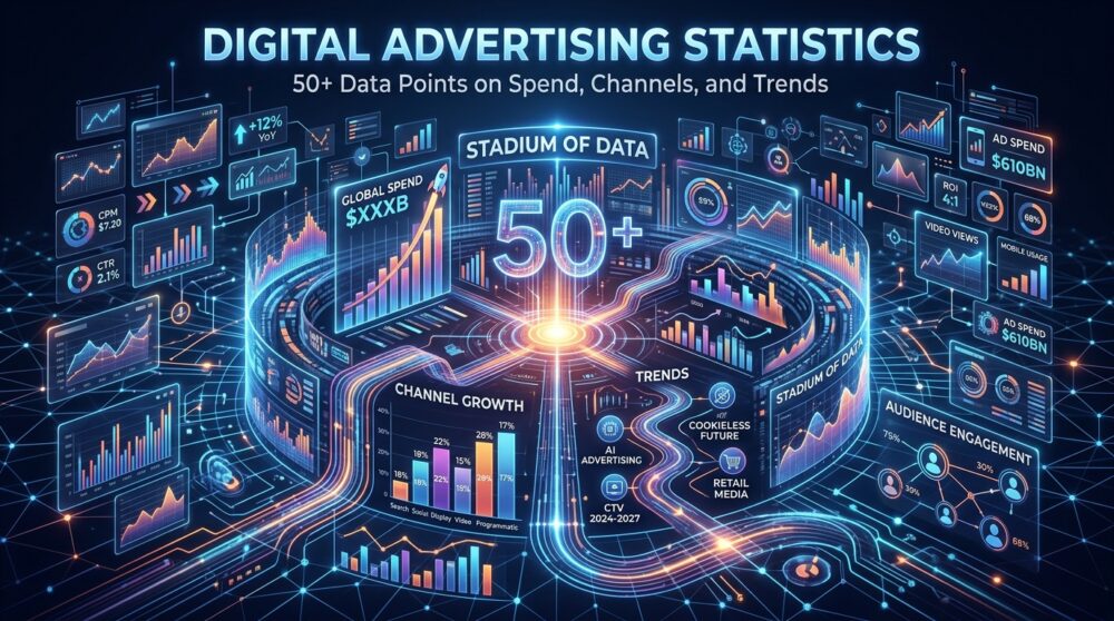 Digital Advertising Statistics: 50+ Data Points on Spend, Channels, and Trends