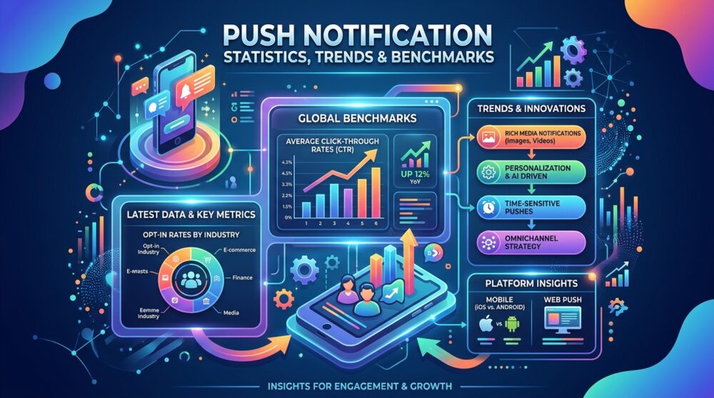 Push Notification Statistics 2026: Latest Data, Trends and Benchmarks