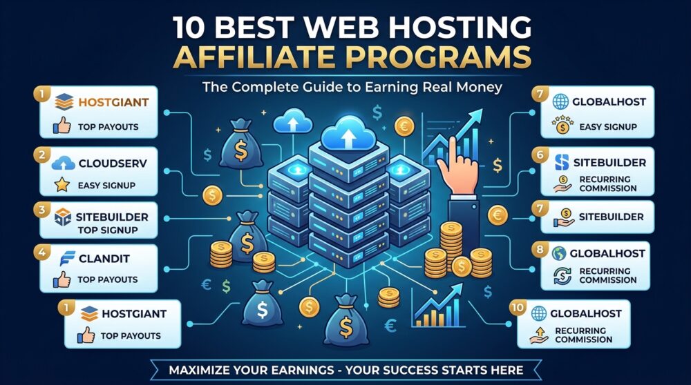 10 Best Web Hosting Affiliate Programs
