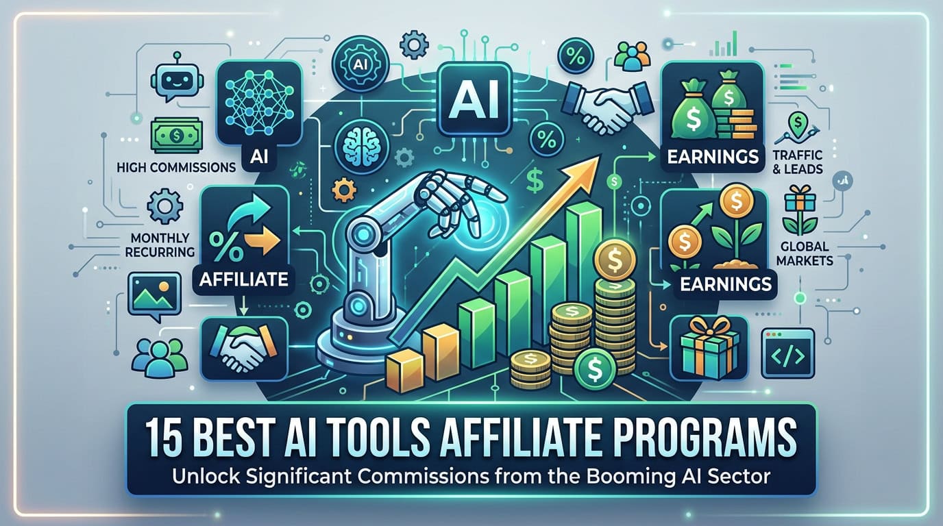 15 Best AI Tools Affiliate Programs for Serious Earnings