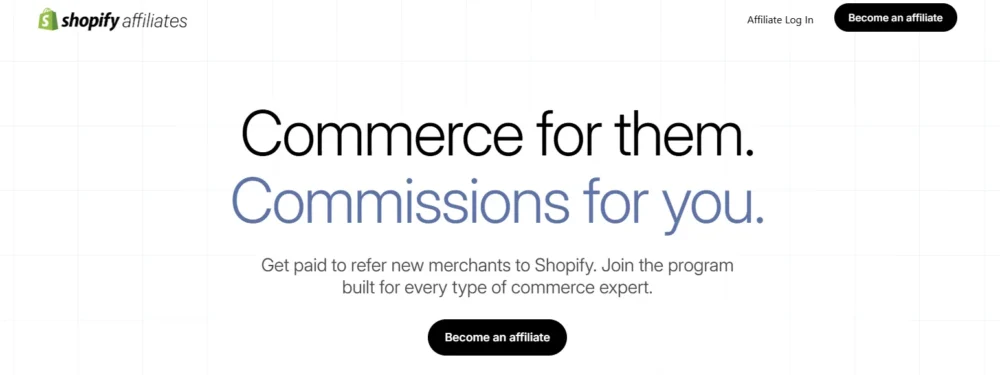 shopify affiliate program