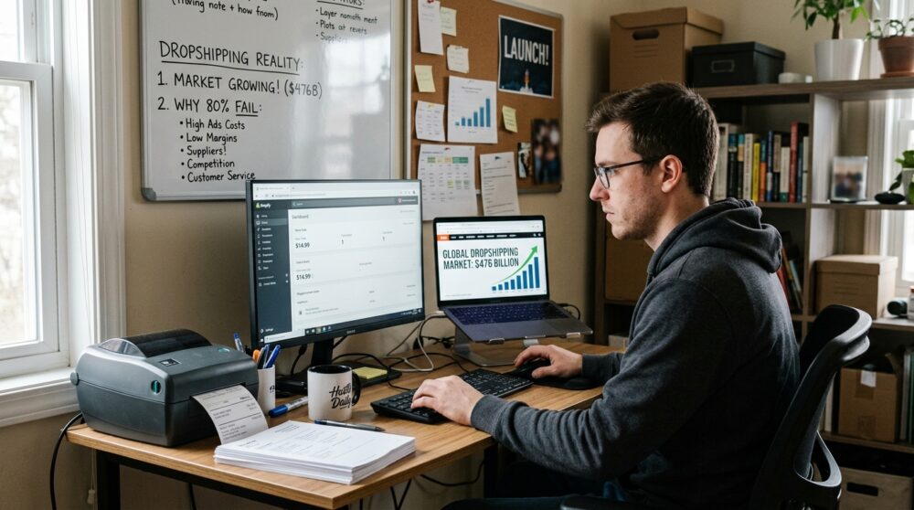 Dropshipping Hit $476 Billion — Here Is Why 80% of Stores Still Fail