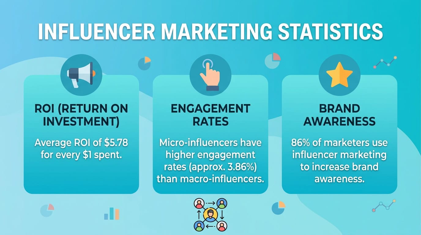 Influencer Marketing Statistics: ROI, Micro vs Macro, and the Shift to Performance Pay