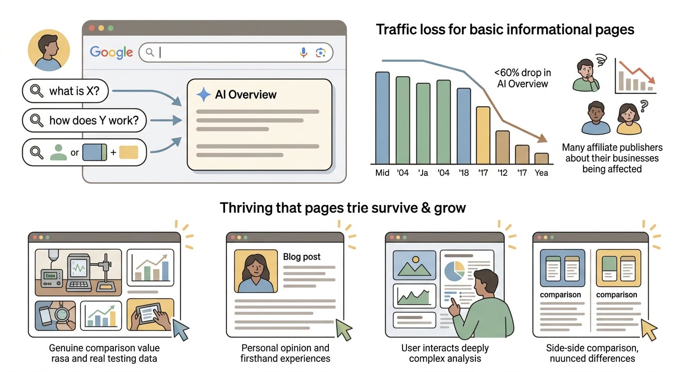 Google's AI Overviews Are Cutting Affiliate Traffic