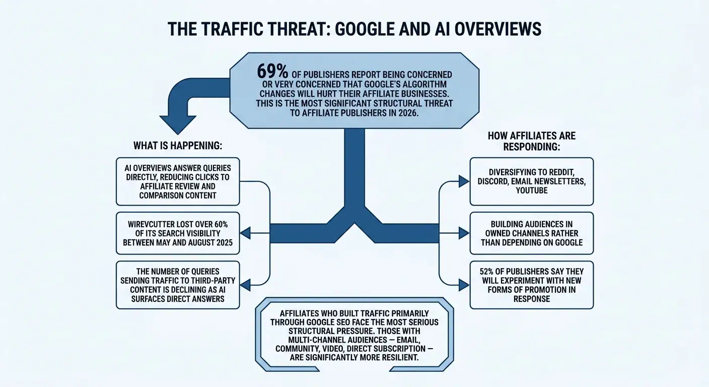 The Traffic Threat: Google and AI Overviews