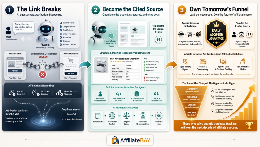 The Agentic Web Arrives: When AI Agents Do the Buying, Who Gets the Affiliate Credit?