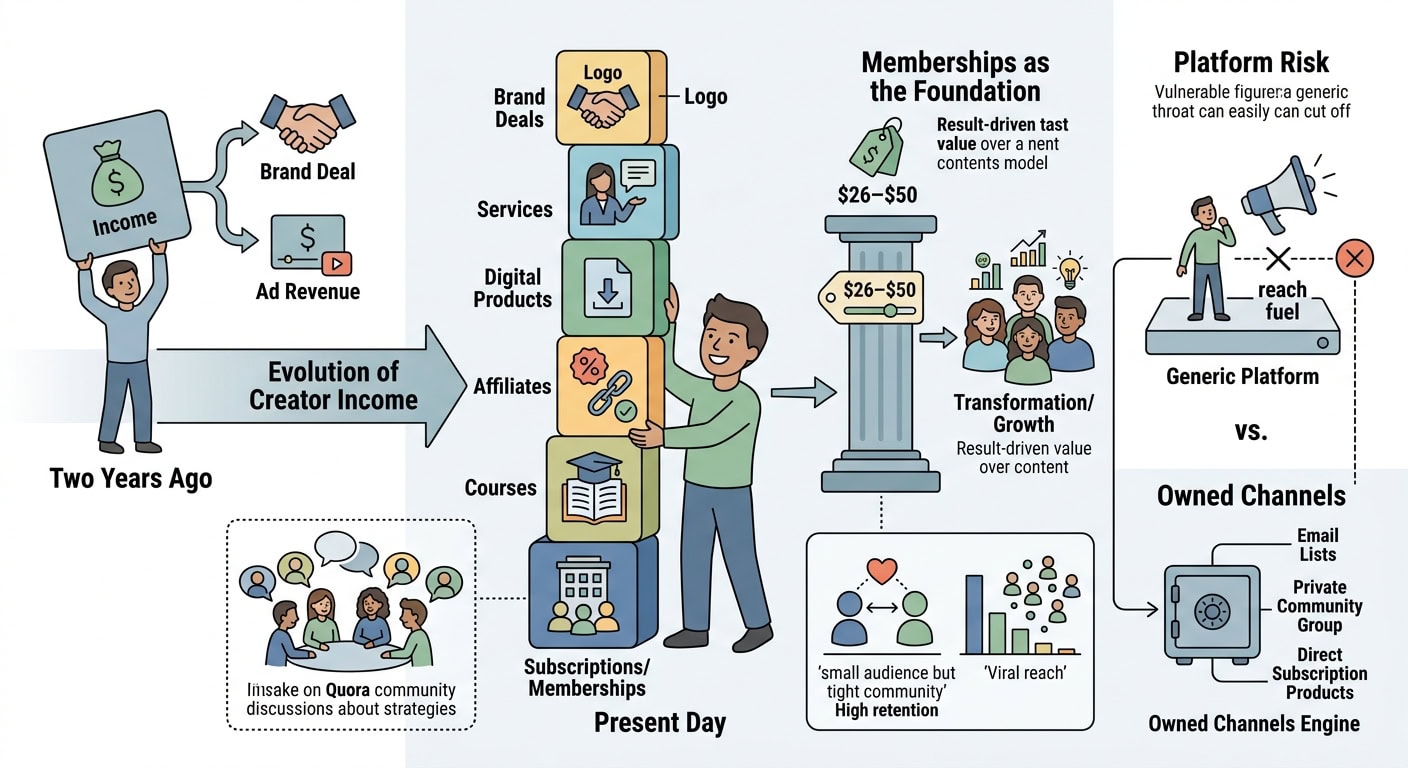 Memberships Are Now the Foundation, Not a Bonus