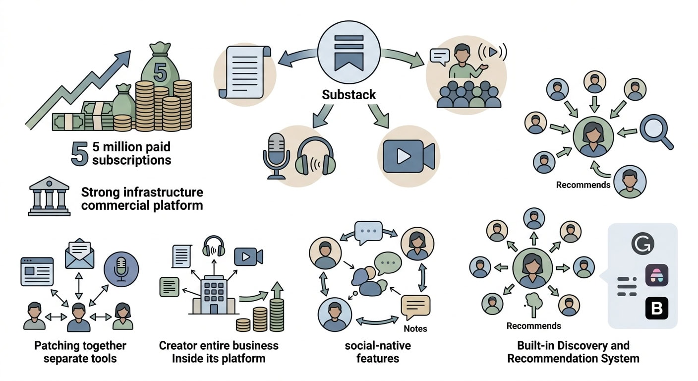Substack Is Quietly Becoming a Full Business Platform for Creators